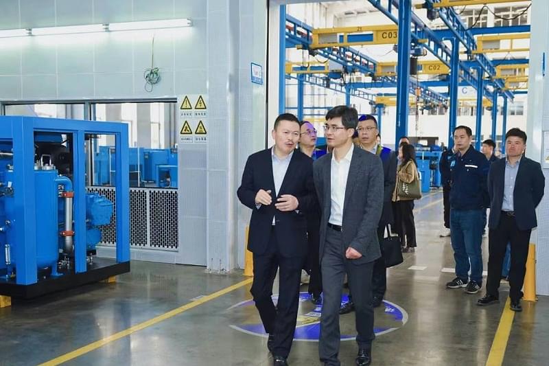 慈溪市委書記林堅蒞臨妖精视频无码WWW免费看壓縮機